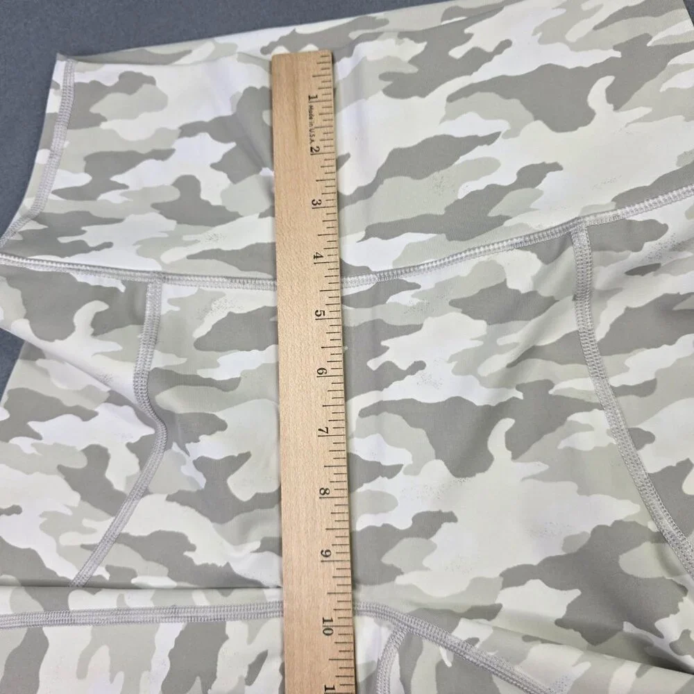Aerie Leggings Womens S M Gray Camo High Rise Stretch Athleisure Yoga Pants